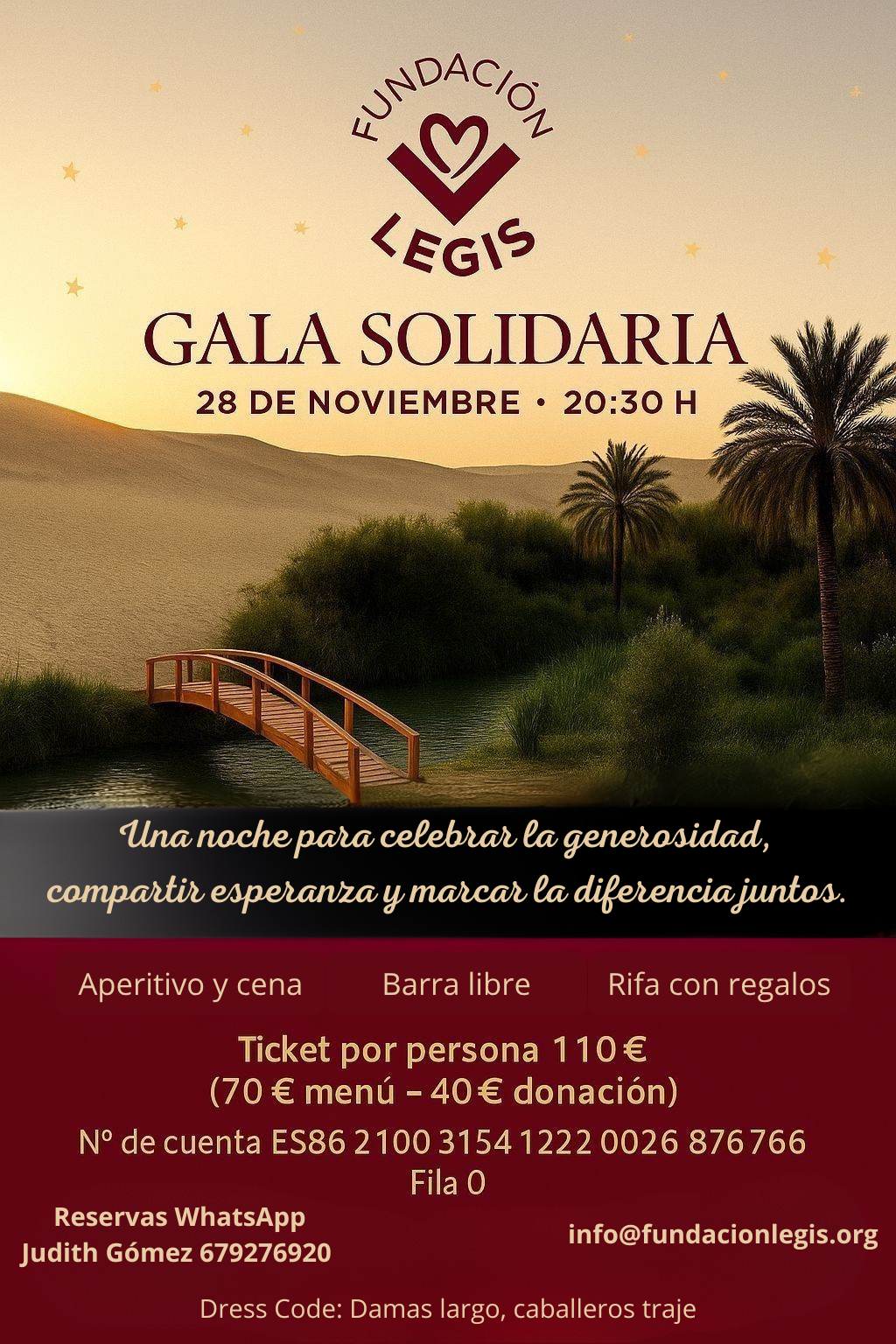 Cena de Gala Benéfica Fundación Legis
